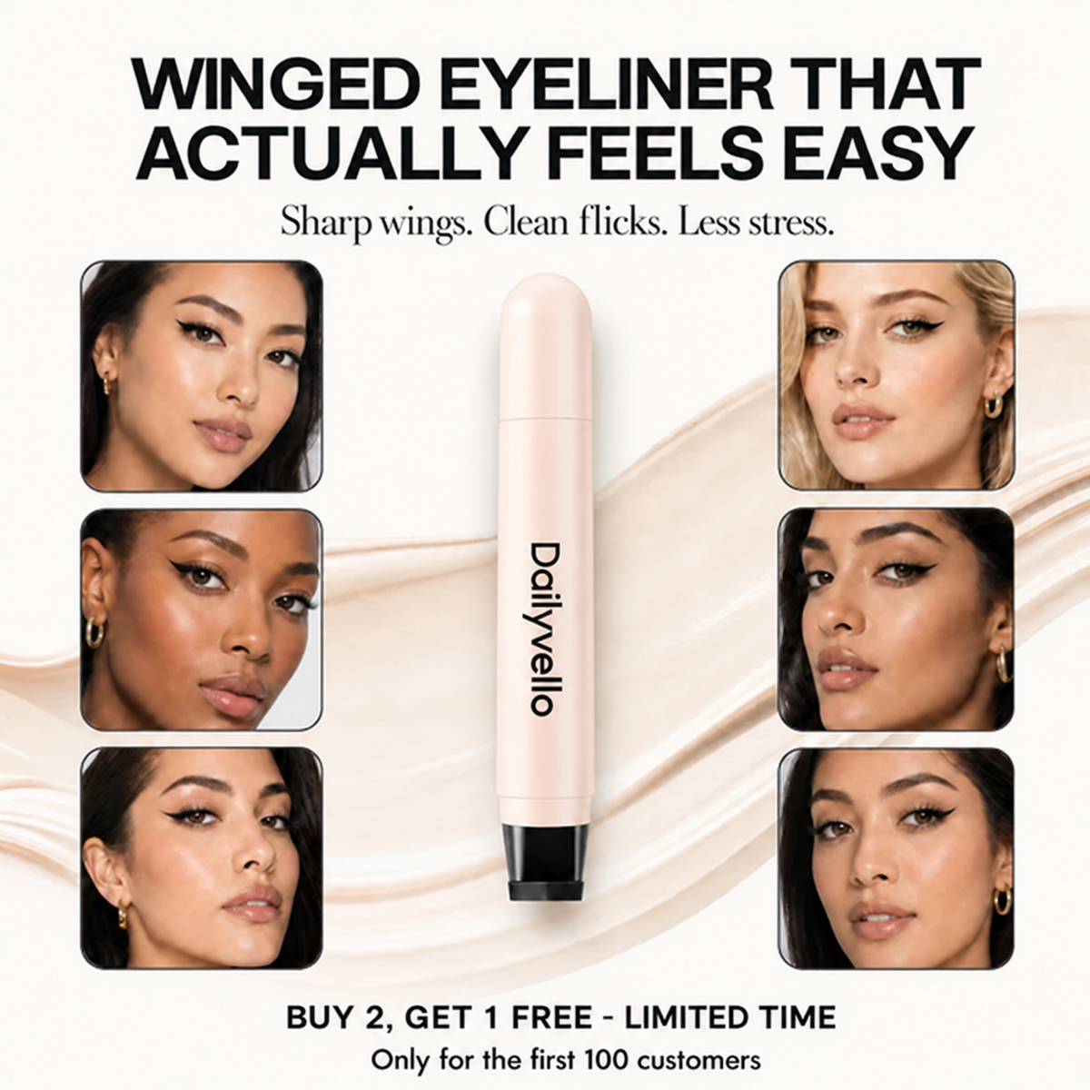 Korean Winged Eyeliner Stamp