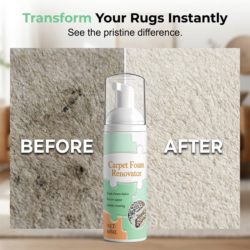 🔥Waterless Carpet Foam Stain Remover with Towel🔥