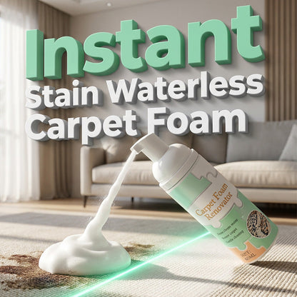 🔥Waterless Carpet Foam Stain Remover with Towel🔥
