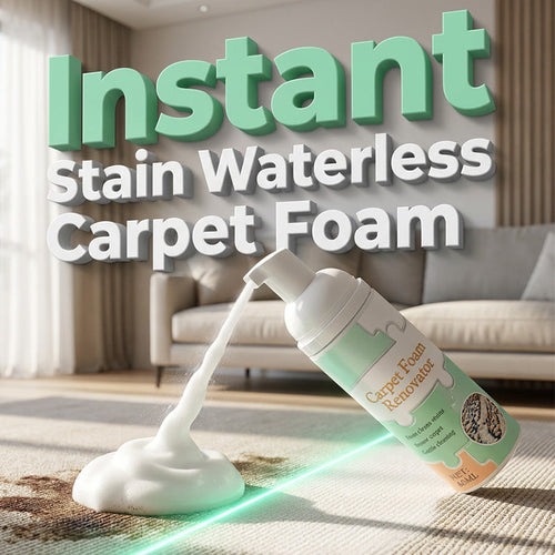 🔥Waterless Carpet Foam Stain Remover with Towel🔥