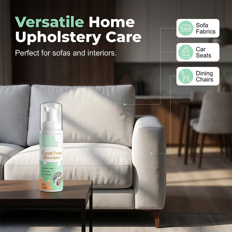 🔥Waterless Carpet Foam Stain Remover with Towel🔥