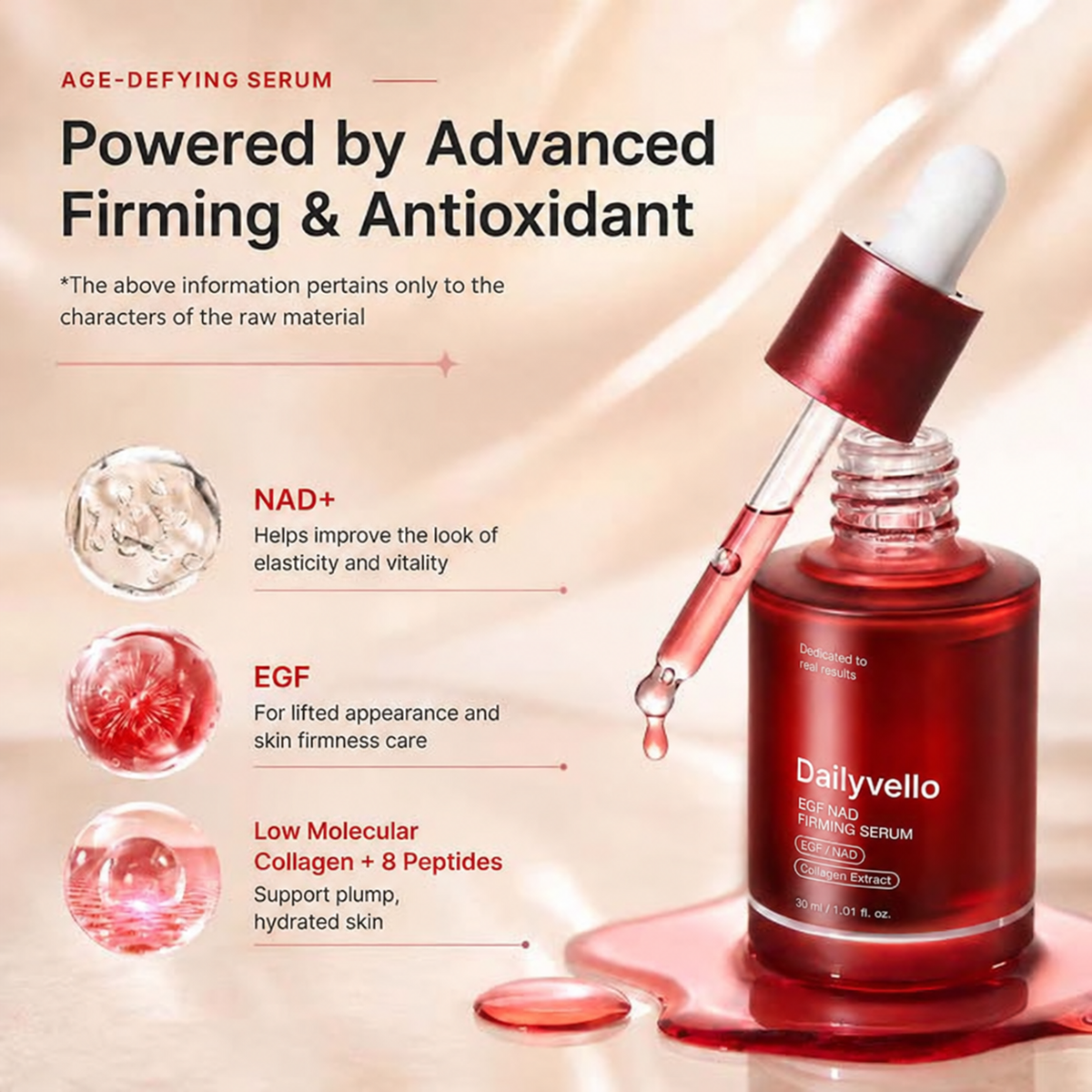 Dailyvello™ Korean NAD+ EGF Firming Serum