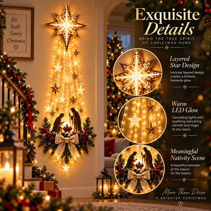 ✨Last Day 90% OFF✨ Lighted Nativity Wall Decor